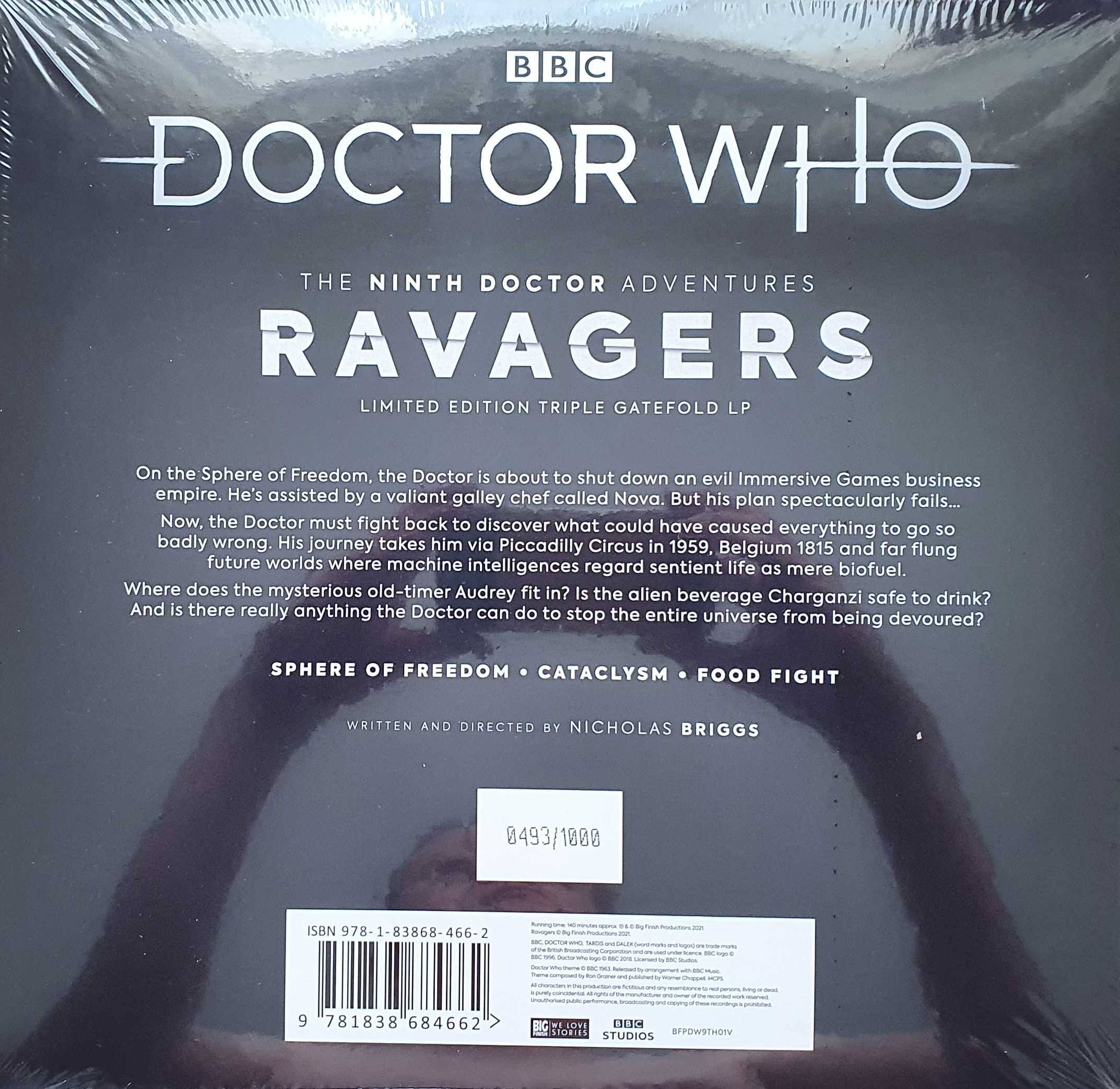 Picture of BFPDW9TH01V Doctor Who - Ravages by artist Nicholas Briggs from the BBC records and Tapes library